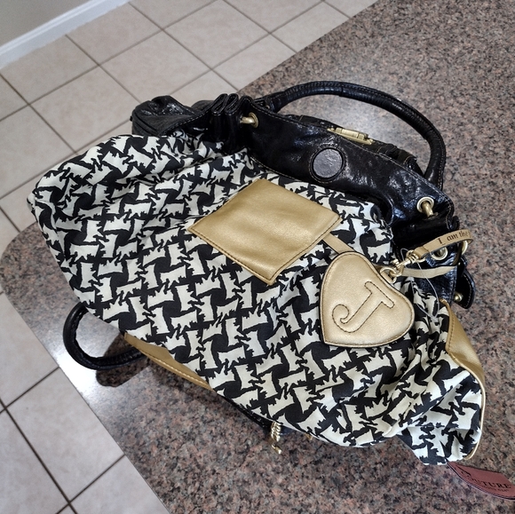 Juicy Couture Leather Black Shoulder Bag - Picture 12 of 17